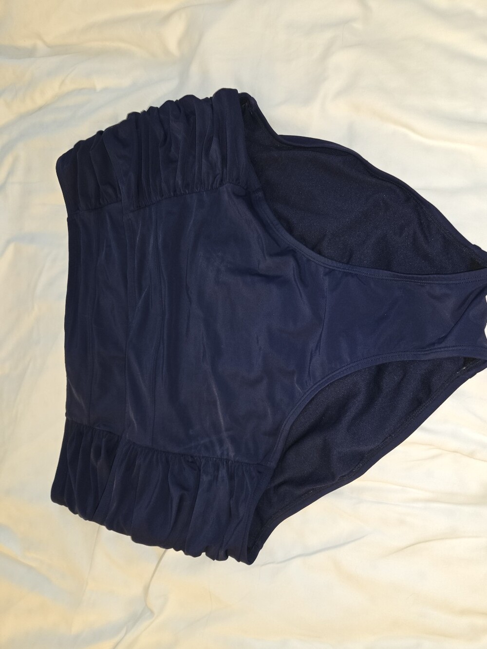 Lot Of TwoNavy High-Waist Women's Swim Briefs